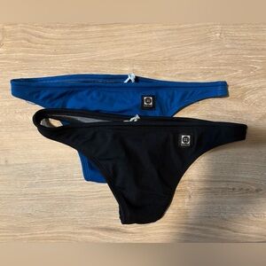 TWO Jolyn Clothing Bikini Bottoms. SMALL